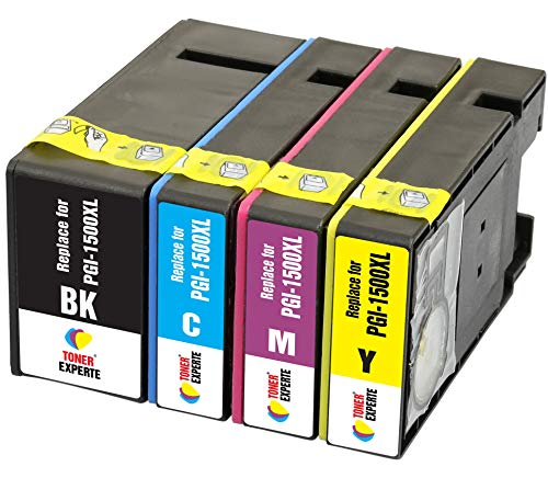 TONER EXPERTE PGI-1500XL 4 XL Druckerpatronen kompatibel für MAXIFY MB2350 MB2750 MB2755 MB2050 MB2150 MB2155 9182B001 9193B001 9194B001 9195B001 | hohe Kapazität von TONER EXPERTE
