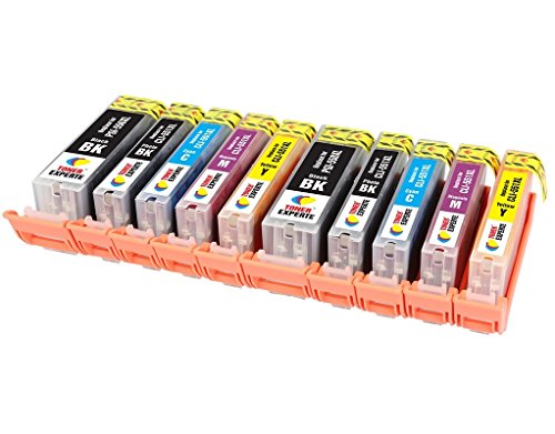 TONER EXPERTE PGI-550XL CLI-551XL 10er Set Druckerpatronen kompatibel für PIXMA iP7250 iP8750 iX6850 MX925 MX725 MG5650 MG6350 MG6450 MG6650 MG5550 MG5450 MG7150 MG7550 | hohe Kapazität von TONER EXPERTE