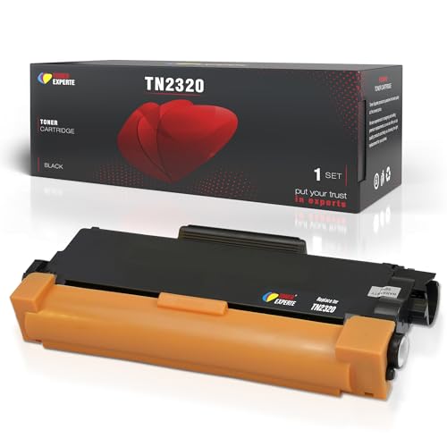 Toner Experte Kompatibel für Brother TN2320 TN2310 Schwarz Tonerkartusche Ersatz für TN-2320 für MFC-L2720DW DCP-L2500D DCP-L2520DW HL-L2300D HL-L2340DW HL-L2360DN Druckerpatronen von TONER EXPERTE