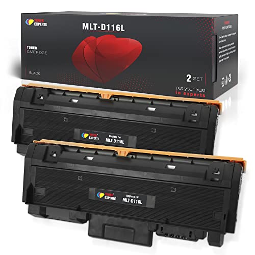 Toner Experte Kompatibel für Samsung MLT-D116L MLT-D116S Schwarz Tonerkartusche Ersatz für D116L D116S für Xpress SL M2675FN M2825DW M2825ND M2835DW M2875FD M2885FW Druckerpatronen von TONER EXPERTE