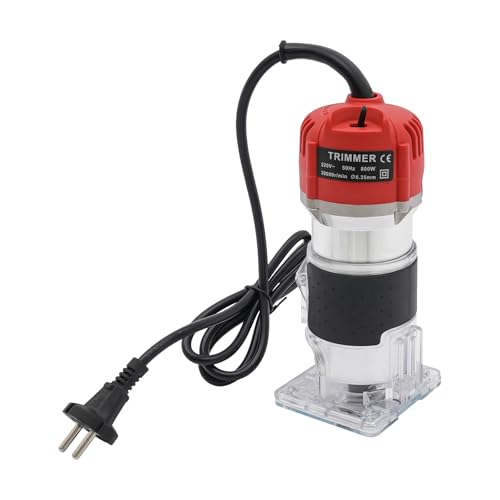 TONFEION Trimmer Oberfräse Multifunktionsfräse Einhandfräse Kantenfräse Holz Router 800W 220V mit 2 Schraubenschlüssel TONFEION Trimmer Oberfräse Multifunktionsfräse Einhandfräse Kantenfräse Holz Router 800W 220V mit 2 Schraubenschlüssel von TONFEION