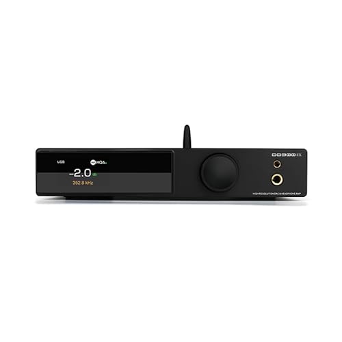 SMSL DO300EX MQA DAC Bluetooth 5.1 Balanced Headphone Amplifier AK4191&AK4499EX XU316 USB/OPT/COAX/I2S Input RCA/XLR/4.4mm/6.35mm Headphone Output HiFi Desktop DAC Preamplifier (Black) von TONGYOR
