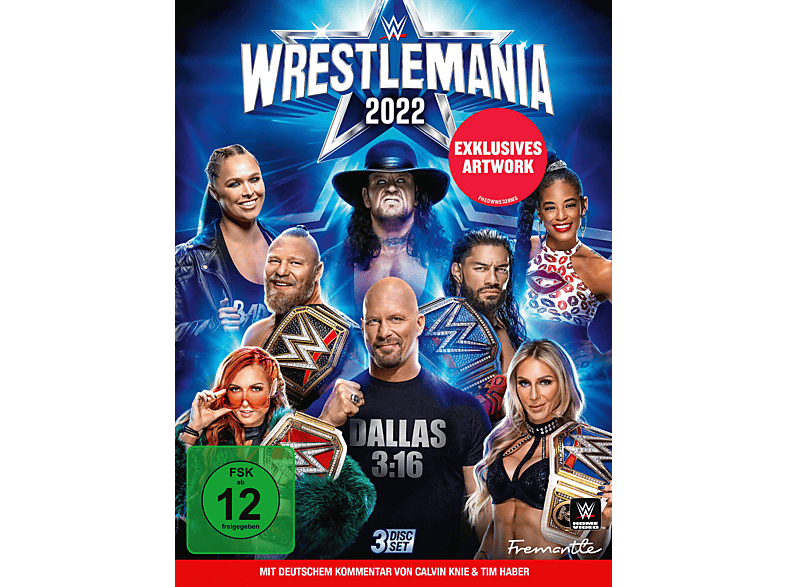 WWE: WRESTLEMANIA 38 - ALTERNATIVE ARTWORK EDITION Exklusiv DVD von TONPOOL MEDIEN GMBH