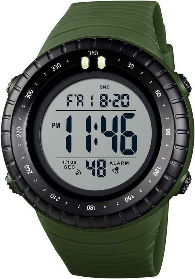 TONSHEN Fur Herren Multifunktional Outdoor Watch, mit Sport LED Elektronik Digital Doppelte Zeit Countdown Alarm Taktik TONSHEN Fur Herren Multifunktional Outdoor Watch, mit Sport LED Elektronik Digital Doppelte Zeit Countdown Alarm Taktik von TONSHEN