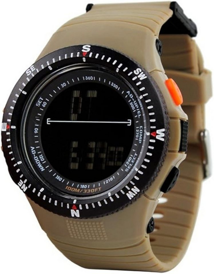 TONSHEN Herrenuhr Digitaluhr Sportuhr LED 50M Wasserdicht Watch, Multifunktion Militär Uhren Plastik Schale mit Kautschuk Band TONSHEN Herrenuhr Digitaluhr Sportuhr LED 50M Wasserdicht Watch, Multifunktion Militär Uhren Plastik Schale mit Kautschuk Band von TONSHEN