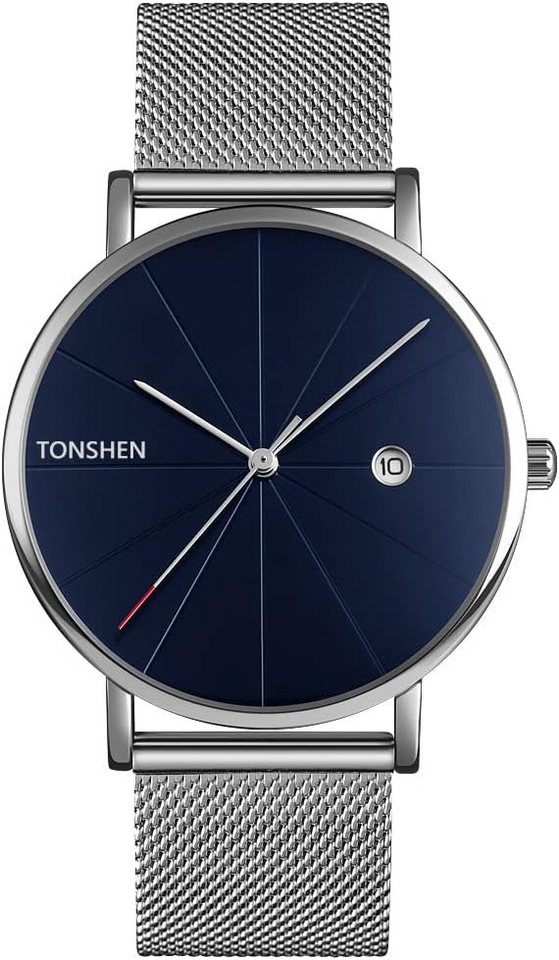 TONSHEN mit Kratzfesten Kristallen und einer präzisen Uhrwerk-Technologie Watch, mit funkelnden Kristallen sorgt für einen luxuriösen Look für Alltag TONSHEN mit Kratzfesten Kristallen und einer präzisen Uhrwerk-Technologie Watch, mit funkelnden Kristallen sorgt für einen luxuriösen Look für Alltag von TONSHEN