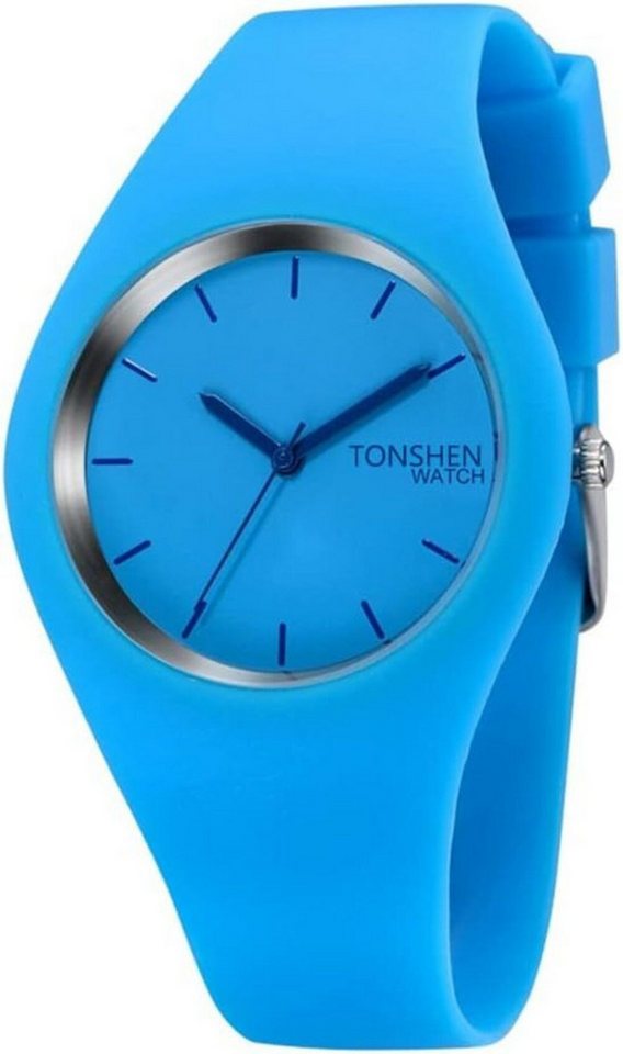 TONSHEN mit Präzises Uhrwerk zuverlässige Uhrwerk bietet genaue Zeitangaben Watch, Komfortables Tragegefühl Einteilige Design mit weichem Kautschukband von TONSHEN