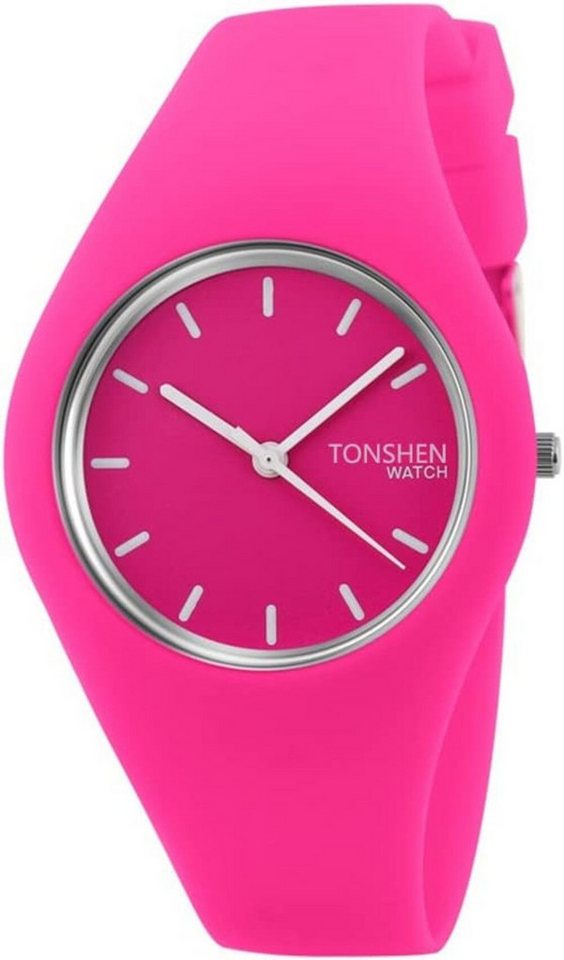 TONSHEN mit Präzises Uhrwerk zuverlässige Uhrwerk bietet genaue Zeitangaben Watch, Komfortables Tragegefühl Einteilige Design mit weichem Kautschukband TONSHEN mit Präzises Uhrwerk zuverlässige Uhrwerk bietet genaue Zeitangaben Watch, Komfortables Tragegefühl Einteilige Design mit weichem Kautschukband von TONSHEN