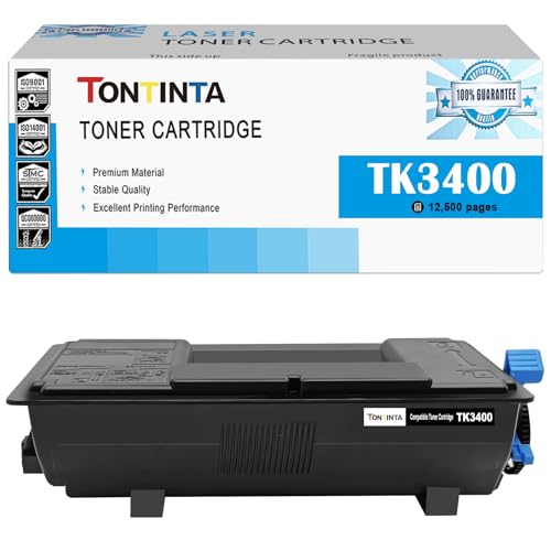 TK3400 TK-3400 1T0C0Y0NL0 Kompatible Tonerkartusche 12500 Seiten Schwarz für Kyocera ECOSYS PA4500 PA4500x MA4500 MA4500x MA4500fx Laserdrucker von TONTINTA