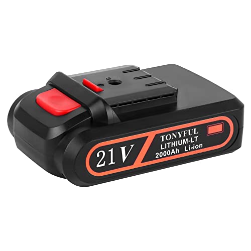 TONYFUL Li-Ionen Akku 3.7V, 2000mAh, 8.14Wh Anwenden auf Mini Kettensäge Akku Kettensäge von TONYFUL