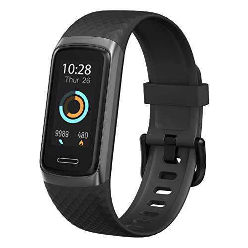 TOOBUR Fitness Tracker & Aktivitätstracker mit Pulsmesser Schlaftracker Uhr 14 Sportmodi Sportuhr Ip68 Wasserdicht Schrittzähler Armband Android iOS Kompatibel Fitnessuhr für Herren Damen von TOOBUR