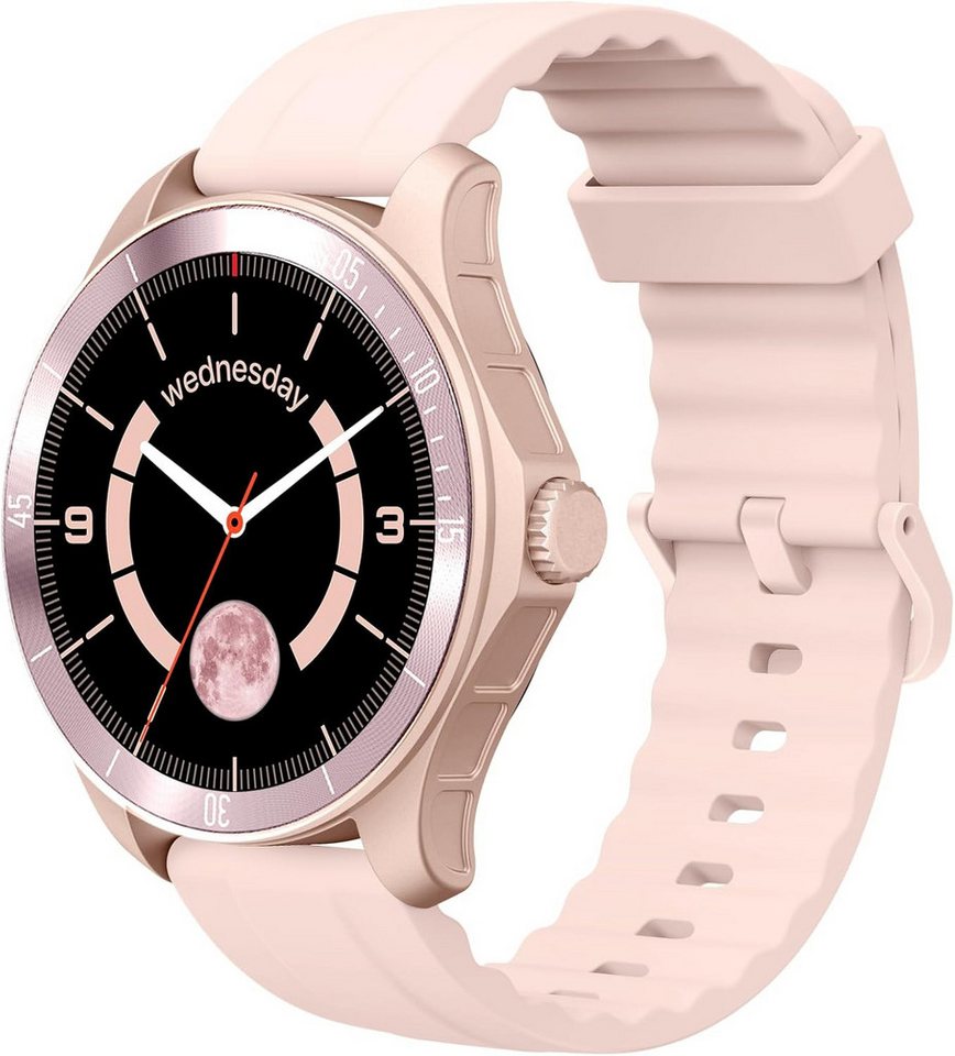 TOOBUR Fur Damen mit Alexa Eingebaut Telefonfunktion Schrittzähler Smartwatch (1.73 Zoll, Android iOS), mit Herzfrequenz Schlafüberwachung Pulsmesser IP68 Wasserdicht von TOOBUR