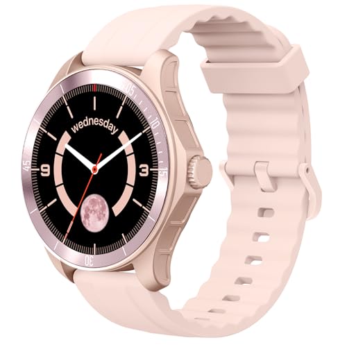 TOOBUR Smartwatch Damen Alexa Eingebaut mit Telefonfunktion, 44mm Fitnessuhr mit Herzfrequenz Schrittzähler Schlafüberwachung Pulsmesser IP68 Wasserdicht, Kompatibel Android & iOS von TOOBUR