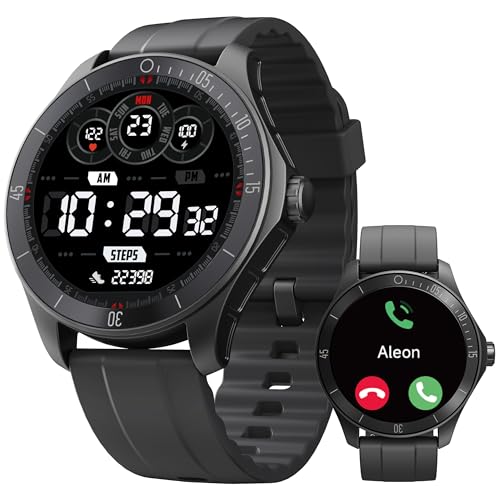 TOOBUR Smartwatch Herren Alexa Eingebaut mit Telefonfunktion, 44mm Fitnessuhr mit Herzfrequenz Blutsauerstoff Schrittzähler Schlafüberwachung Pulsmesser IP68 Wasserdicht, Kompatibel Android & iOS von TOOBUR