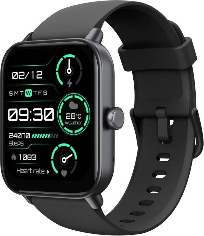 TOOBUR mit Alexa und Telefonfunktion 100 Sports, 24/7 Puls,Schrittzähler IP68 Smartwatch (1,8 Zoll, Android, iOS), Schlaf Fitness-Tracker, Wasserdicht für Schwimmen für Damen Herren von TOOBUR