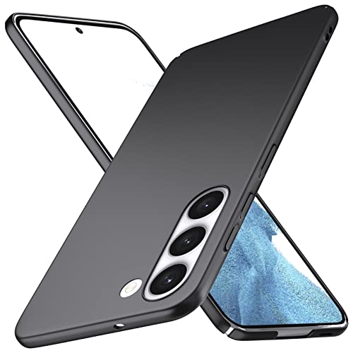 TOOCEAN Case Kompatibel mit Samsung Galaxy S23 Plus 5G Linsenschutz Stoßfest Fingerabdruckfest Mattierte Textur PC Super Abriebfest Leichte und Glatte Haptik Galaxy S23+ 5G Smartphone Hülle (Schwarz) von TOOCEAN