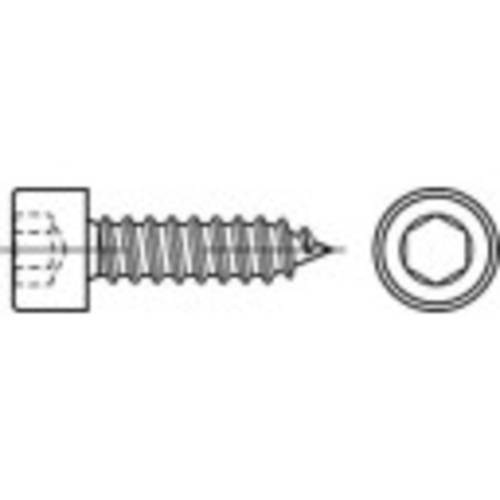 TOOLCRAFT 1067932 Zylinderblechschrauben 4.8mm 22mm Innensechskant 88312 Edelstahl A2 200St. von TOOLCRAFT