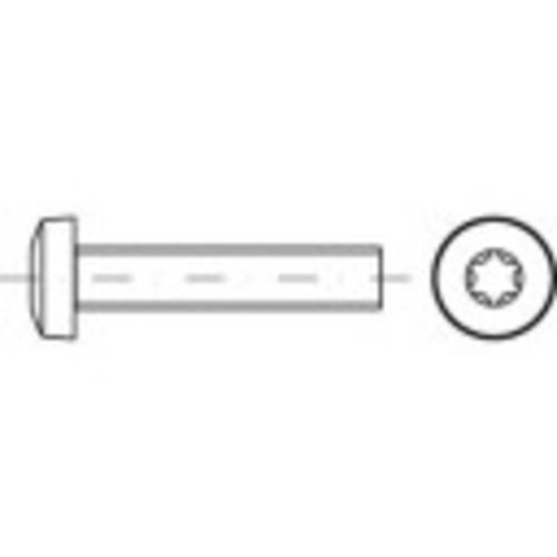 TOOLCRAFT 1068764 Linsenschrauben M10 16mm T-Profil DIN 7985 Edelstahl A2 200St. von TOOLCRAFT