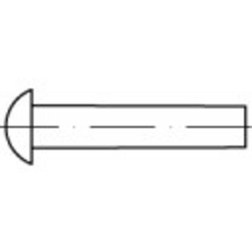 TOOLCRAFT 112115 Halbrundniete (Ø x L) 2mm x 4mm Stahl 1000St. von TOOLCRAFT