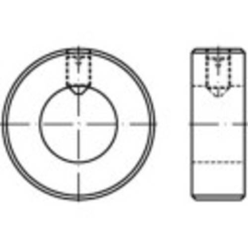 TOOLCRAFT 112398 Stellringe Außen-Durchmesser: 40mm M8 DIN 705 Stahl 10St. von TOOLCRAFT