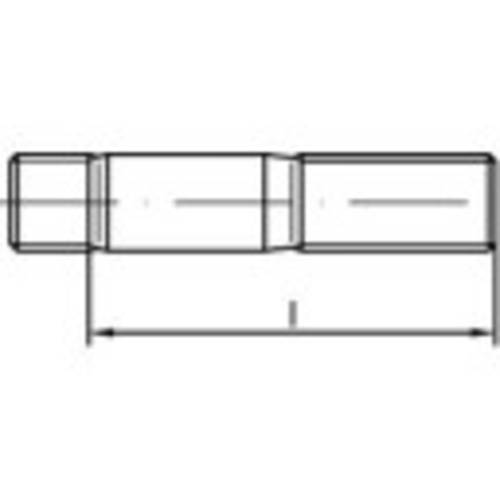 TOOLCRAFT 132733 Stiftschrauben M12 80mm DIN 938 Stahl 25St. von TOOLCRAFT
