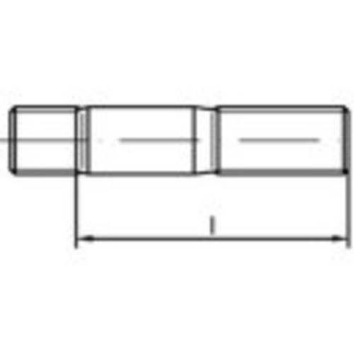 TOOLCRAFT 133030 Stiftschrauben M20 80mm DIN 939 Stahl 10St. von TOOLCRAFT