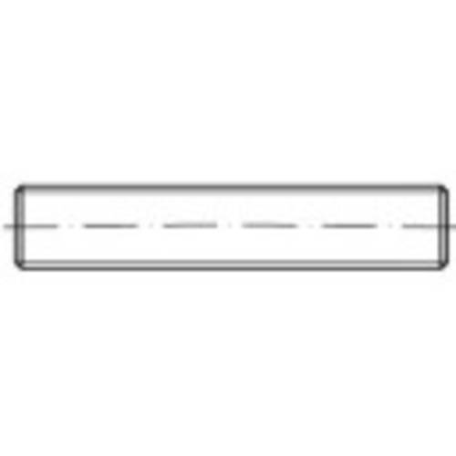 TOOLCRAFT 135024 Gewindebolzen M10 80mm Stahl galvanisch verzinkt 100St. von TOOLCRAFT