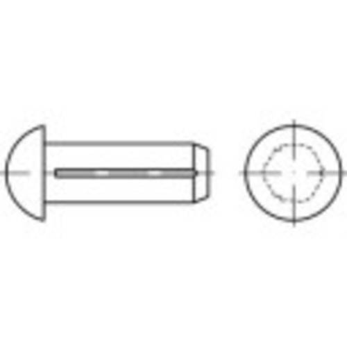 TOOLCRAFT 136504 Halbrundkerbnagel (Ø x L) 1.6mm x 4mm Stahl 500St. von TOOLCRAFT