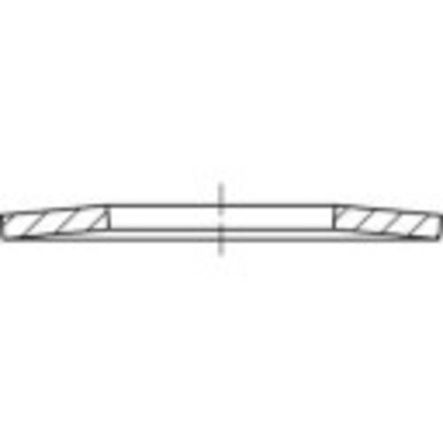 TOOLCRAFT 137427 Tellerfedern Innen-Durchmesser: 18.4mm DIN 2093 Federstahl 100St. von TOOLCRAFT