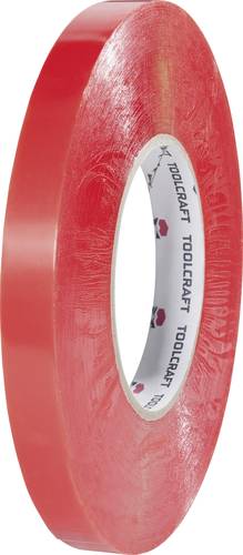 TOOLCRAFT 1397P1550C 1397P1550C Doppelseitiges Klebeband Transparent (L x B) 50m x 15mm 1St. von TOOLCRAFT