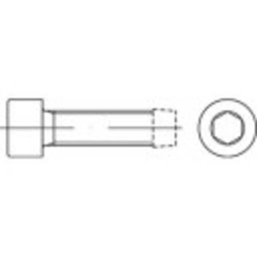 TOOLCRAFT 141293 Gewindefurchende Schrauben M4 8mm Innensechskant DIN 7500 Stahl galvanisch verzinkt von TOOLCRAFT