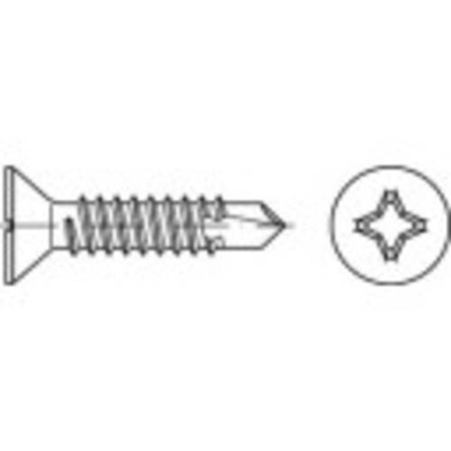 TOOLCRAFT 141517 Bohrschrauben 5.5mm 32mm Kreuzschlitz Phillips DIN 7504 Stahl galvanisch verzinkt 2 von TOOLCRAFT