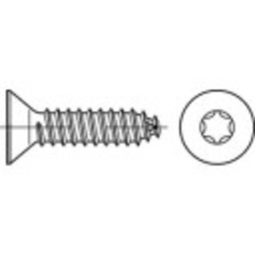 TOOLCRAFT 145295 Senkblechschrauben 2.2mm 16mm T-Profil DIN 7982 Stahl galvanisch verzinkt 2000St. von TOOLCRAFT