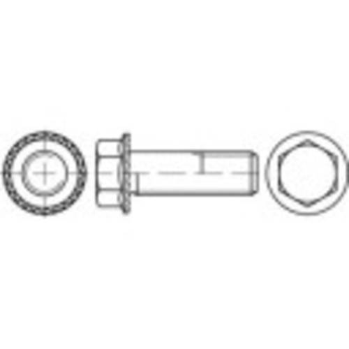 TOOLCRAFT 161382 Sperrzahnschrauben M6 30mm Außensechskant Stahl 500St. von TOOLCRAFT