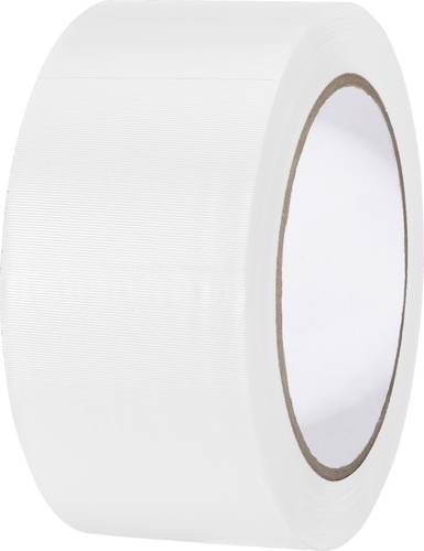 TOOLCRAFT 832450W-C 832450W-C PVC-Klebeband Weiß (L x B) 33m x 50mm 1St. von TOOLCRAFT