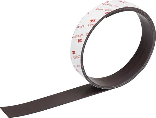 TOOLCRAFT 92013c159 Magnetklebeband Anthrazit (L x B) 1m x 25mm 1St. von TOOLCRAFT