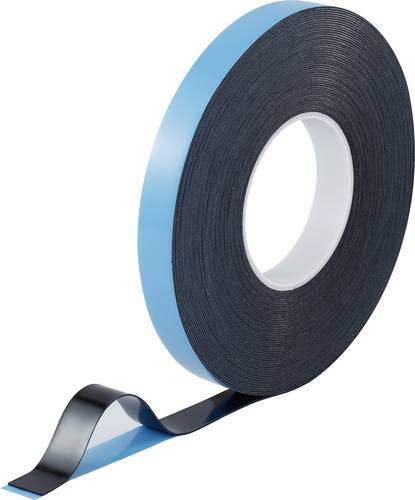 TOOLCRAFT 93038c186 93038c186 Doppelseitiges Klebeband Blau, Schwarz (L x B) 30m x 20mm 1St. von TOOLCRAFT