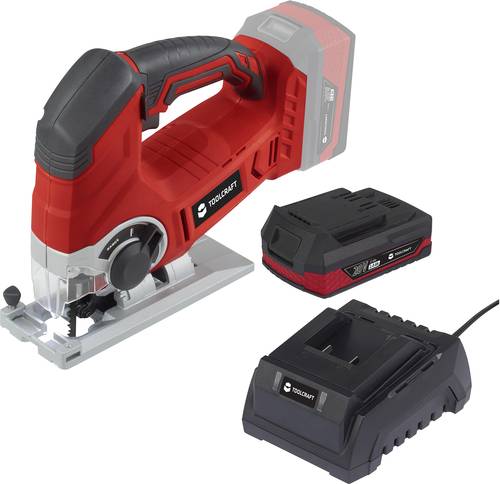 TOOLCRAFT AST-65 Akku-Stichsäge 2489339+2885942 inkl. Akku, inkl. Ladegerät 20V 2.0Ah TOOLCRAFT AST-65 Akku-Stichsäge 2489339+2885942 inkl. Akku, inkl. Ladegerät 20V 2.0Ah von TOOLCRAFT