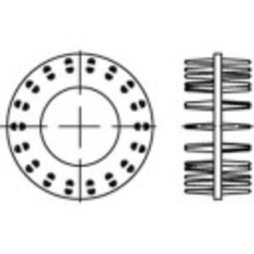 TOOLCRAFT GT Temperguß galvanisch verzinkt 135713 50St. von TOOLCRAFT