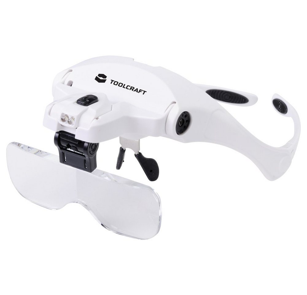 TOOLCRAFT Handlupe TOOLCRAFT 2469761 Lupenbrille mit LED-Beleuchtung Vergrößerungsfaktor TOOLCRAFT Handlupe TOOLCRAFT 2469761 Lupenbrille mit LED-Beleuchtung Vergrößerungsfaktor von TOOLCRAFT