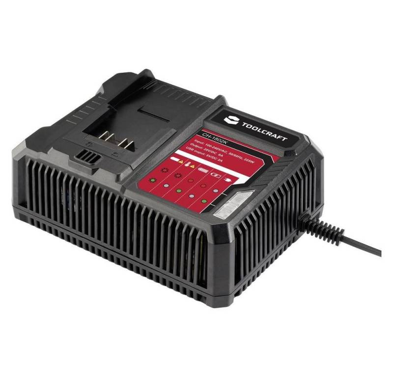 TOOLCRAFT Ladegerät 20 V 8.0 A Akku-Ladestation (ohne Akku) von TOOLCRAFT