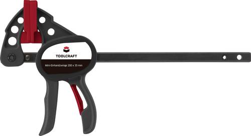 TOOLCRAFT Mini-Einhandzwinge 100 X 35mm 250 Nm 1574784 Spann-Weite (max.):100mm Produktabmessung, L� von TOOLCRAFT