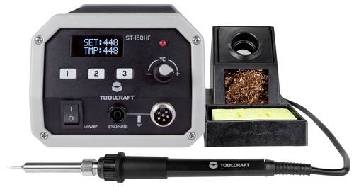 TOOLCRAFT ST-150 HF Hochfrequenz-Lötstation digital 150W 50 - 480°C inkl. Lötspitze TOOLCRAFT ST-150 HF Hochfrequenz-Lötstation digital 150W 50 - 480°C inkl. Lötspitze von TOOLCRAFT