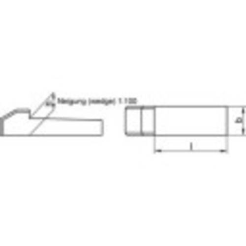 TOOLCRAFT Stahl C45K Nasenkeil (Ø x L) 10mm x 80mm 10St. von TOOLCRAFT