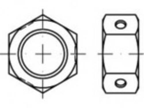 TOOLCRAFT TO-5379927 Sechskantmuttern M12 84032 Edelstahl A4 500St. von TOOLCRAFT