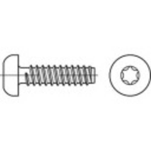 TOOLCRAFT TO-5441112 Blechschrauben 100mm Innensechsrund Stahl galvanisch verzinkt 250St. von TOOLCRAFT