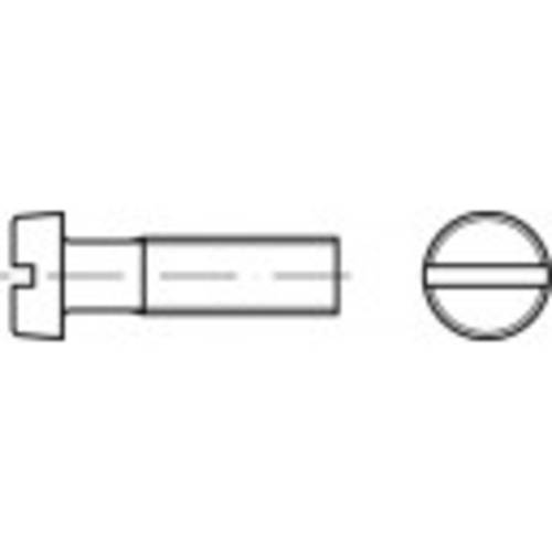 TOOLCRAFT TO-5445333 Zylinderschrauben M1.4 10mm Schlitz DIN 84 Messing 100St. von TOOLCRAFT