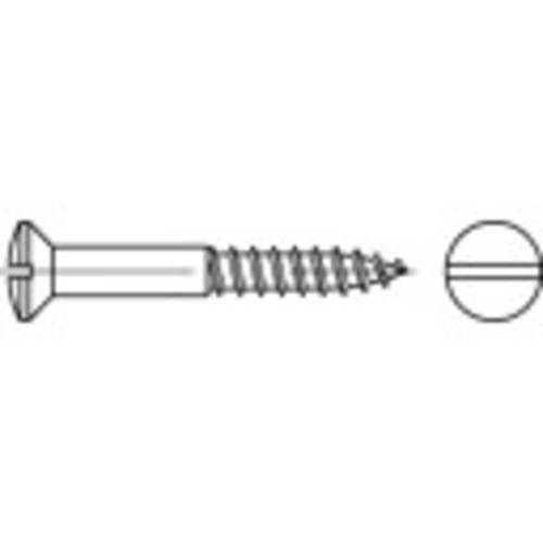 TOOLCRAFT TO-5446158 Linsensenk-Holzschraube 2.5mm 12mm Schlitz DIN 95 Messing 500St. von TOOLCRAFT