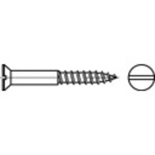 TOOLCRAFT TO-5446977 Senk-Holzschrauben 4.5mm 16mm Schlitz DIN 97 Messing 200St. von TOOLCRAFT