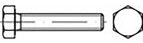 TOOLCRAFT TO-6862065 Sechskantschrauben M20 70mm Außensechskant DIN 961 Stahl 25St. von TOOLCRAFT